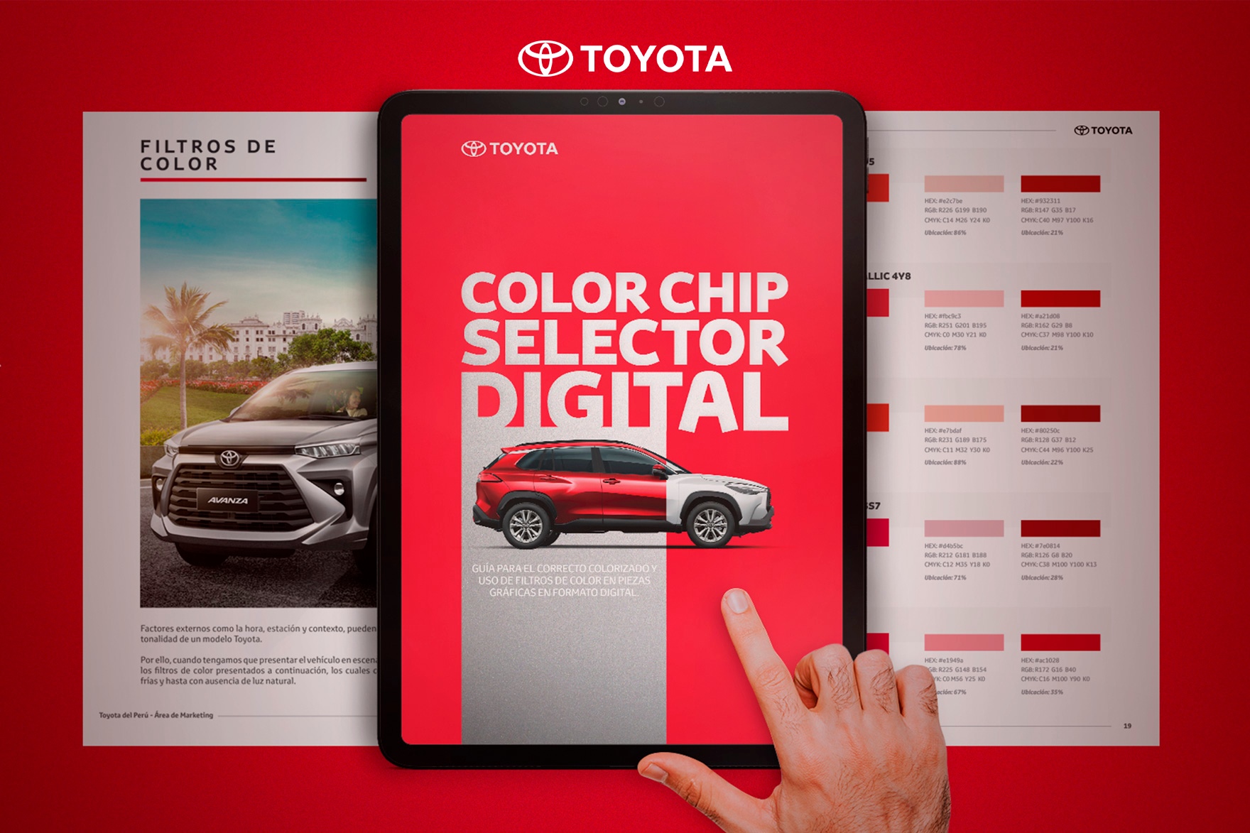 Toyota: Colorchip Selector Digital