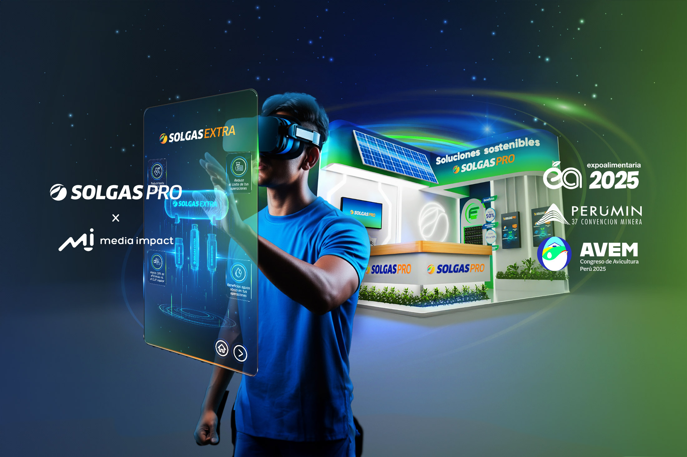 Solgas: Ferias PERUMIN, AVEM y EA 2025