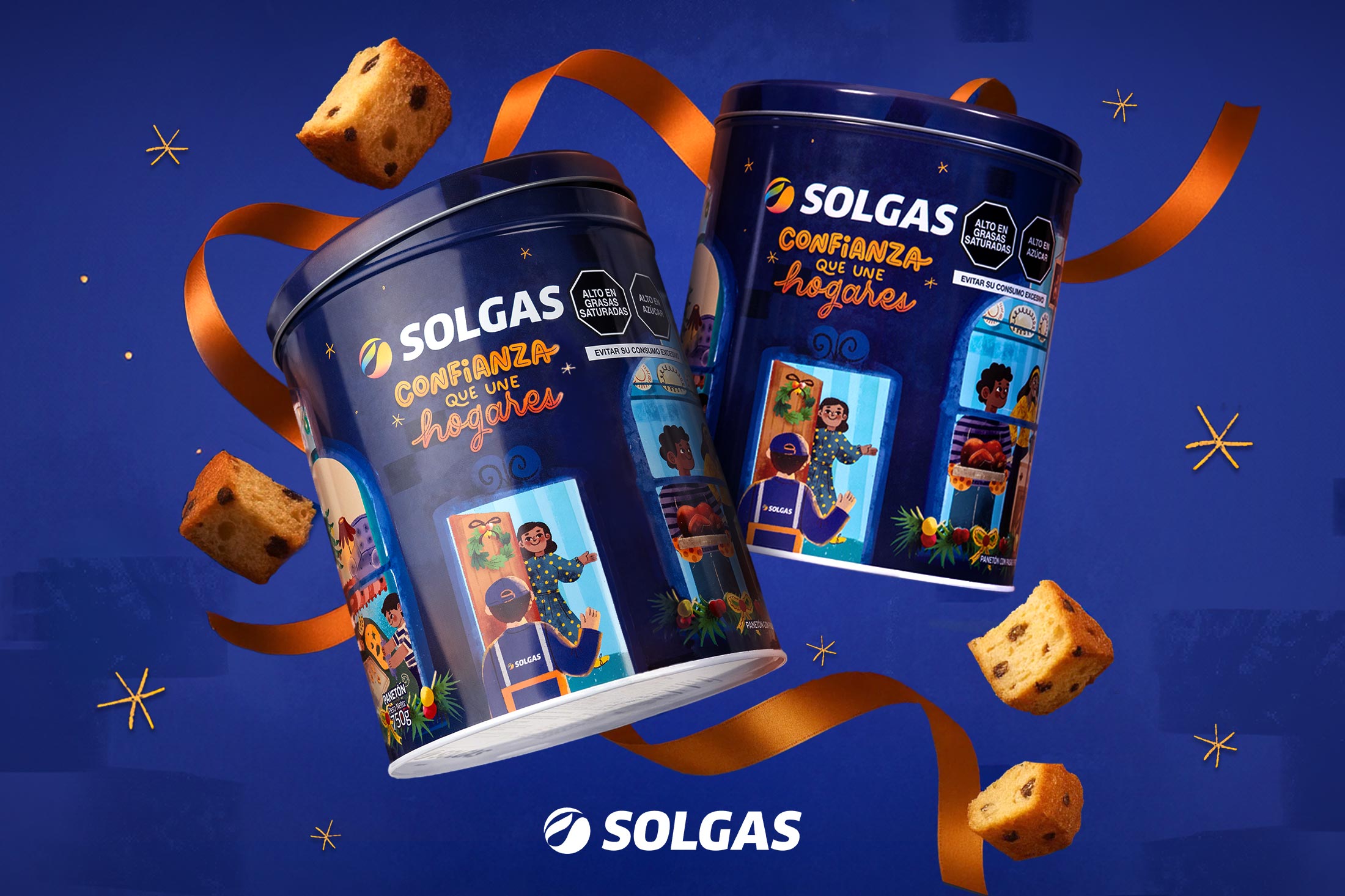 SOLGAS: Lata de panetón 2024