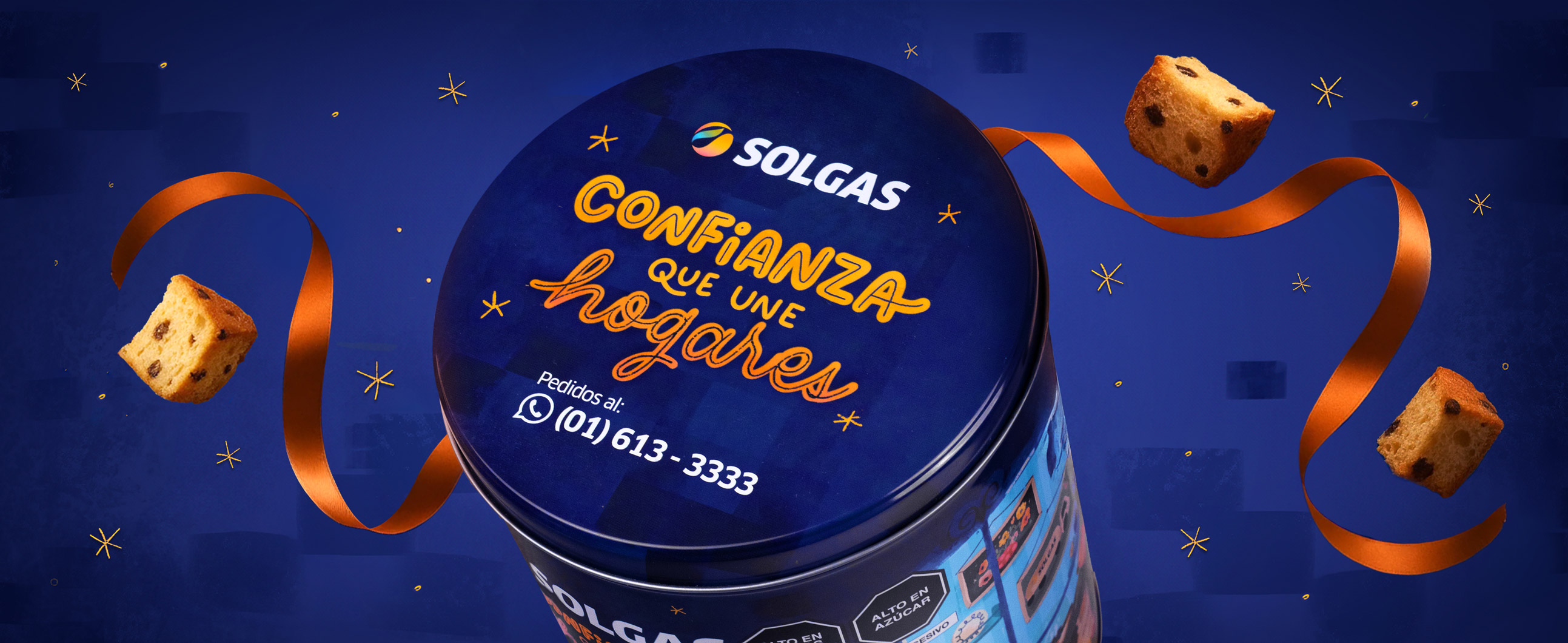 SOLGAS: Lata de panetón 2024