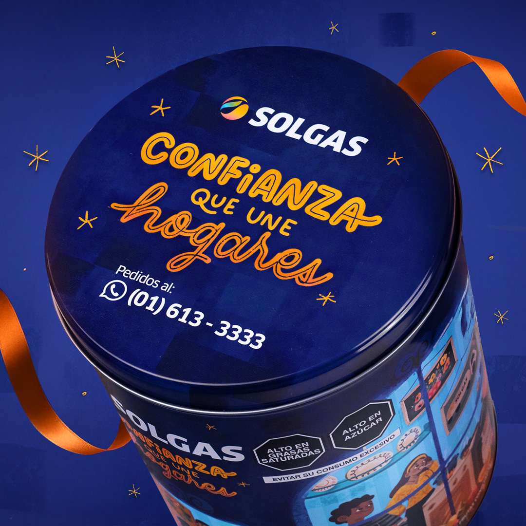 SOLGAS: Lata de panetón 2024