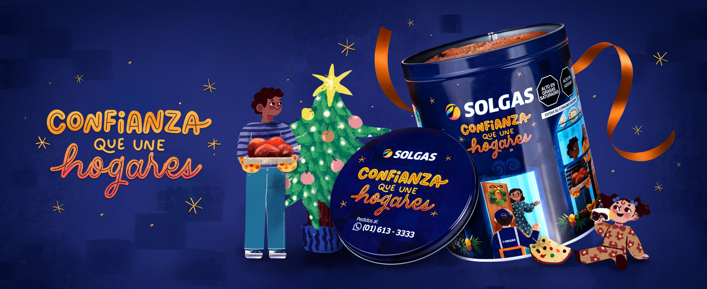 SOLGAS: Lata de panetón 2024