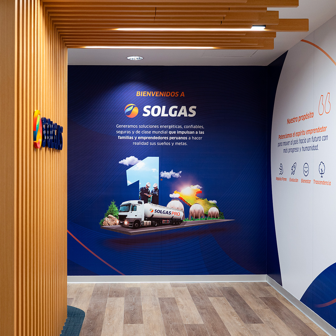 SOLGAS: Branding de las oficinas