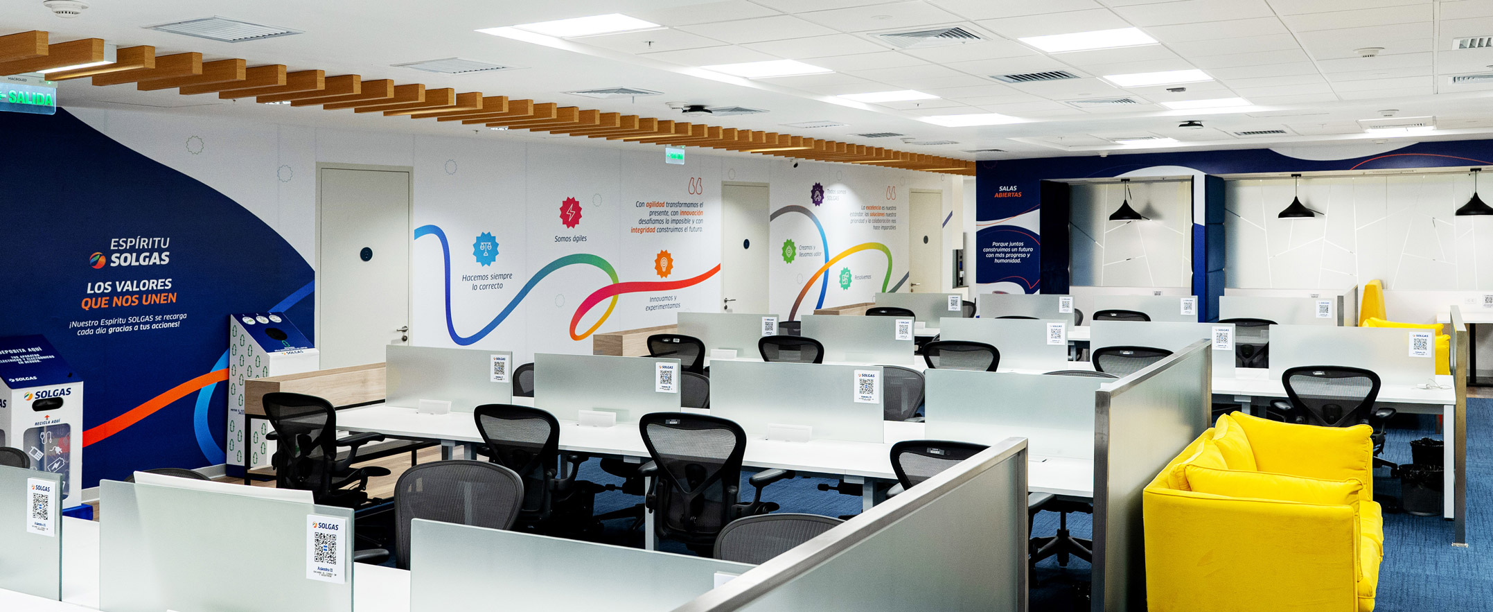 SOLGAS: Branding de las oficinas