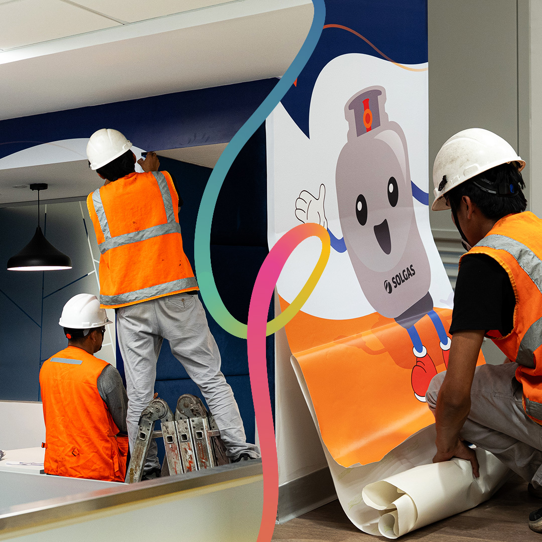 SOLGAS: Branding de las oficinas