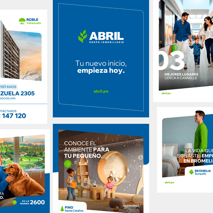 Identidad Visual ABRIL Grupo Inmobiliario